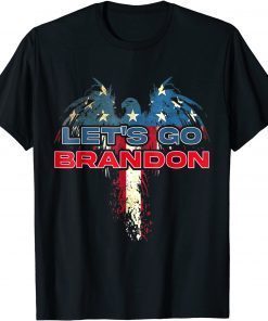 Let's Go Brandon Us Flag Joe Biden Chant Unisex  Shirt