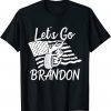 Let's Go Brandon Usa Flag Impeach Biden Unisex T-Shirt
