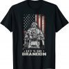 Let's Go Brandon Chant Veteran US Army Battle Flag Unisex Shirt