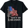 Let's Go Brandon Veteran US Army Battle Flag 2021 Tee Shirt