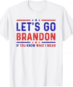Let's Go Brandon Vintage US Flag Gift Shirt