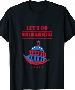 Let's Go Brandon White House Unisex Shirt
