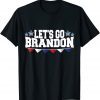 Let's Go Brandon costume US Flag Gift T-Shirt