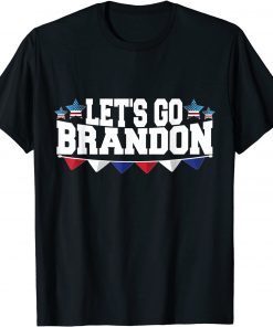 Let's Go Brandon costume US Flag Gift T-Shirt