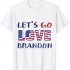 Let's Go Love Brandon Liberal impeach Red Blue Gift Shirt