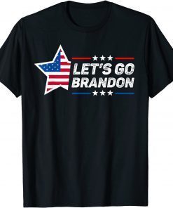 Let's go Brandon Chant Conservative American Flag US 2021 Shirt