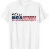 Lets go Brandon FJB American Flag Joe Biden Chant Gift T-Shirt