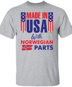 Made In USA With Norwegian Parts Classic T-shirt