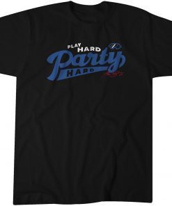 Max Scherzer Play Hard, Party Hard Limited Shirt