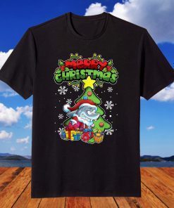 Merry Christmas Animals - Xmas Shark T-Shirt