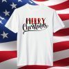 Merry Christmas Family Xmas Red Buffalo Plaid T-Shirt