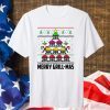 Merry Grill-Mas BBQ Smoker Meat Grill Christmas Grilling T-Shirt