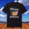 Merry Slothmas Christmas Pajama for Sloth Lovers T-Shirt