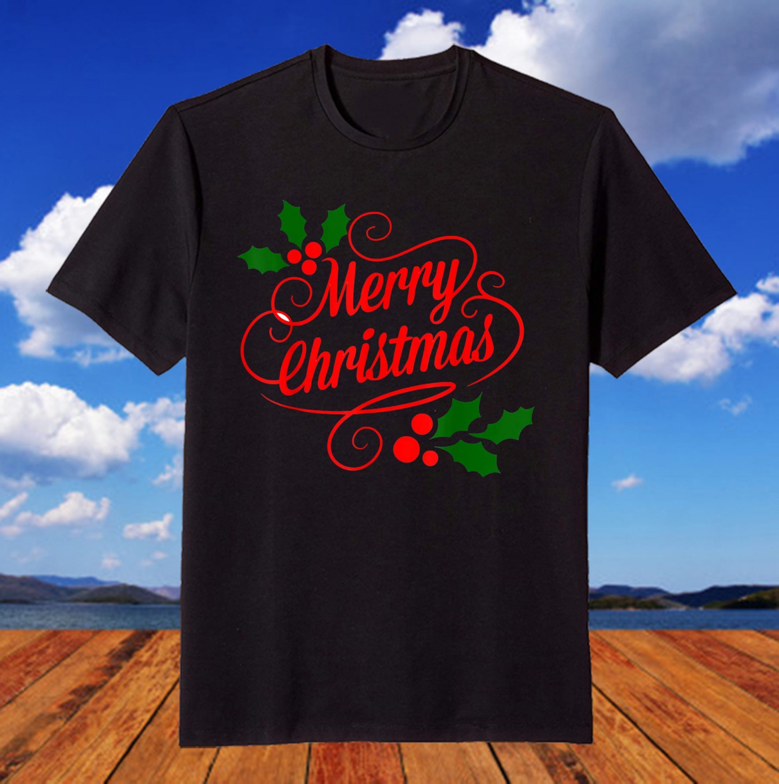 Merry Xmas Christmas Vibes In December T-Shirt Merry Xmas Christmas Vibes In December For T-Shirt