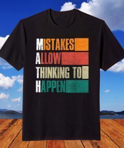 Mistakes Allow Thinking To Happen, Math Teacher Classic T-Shirt