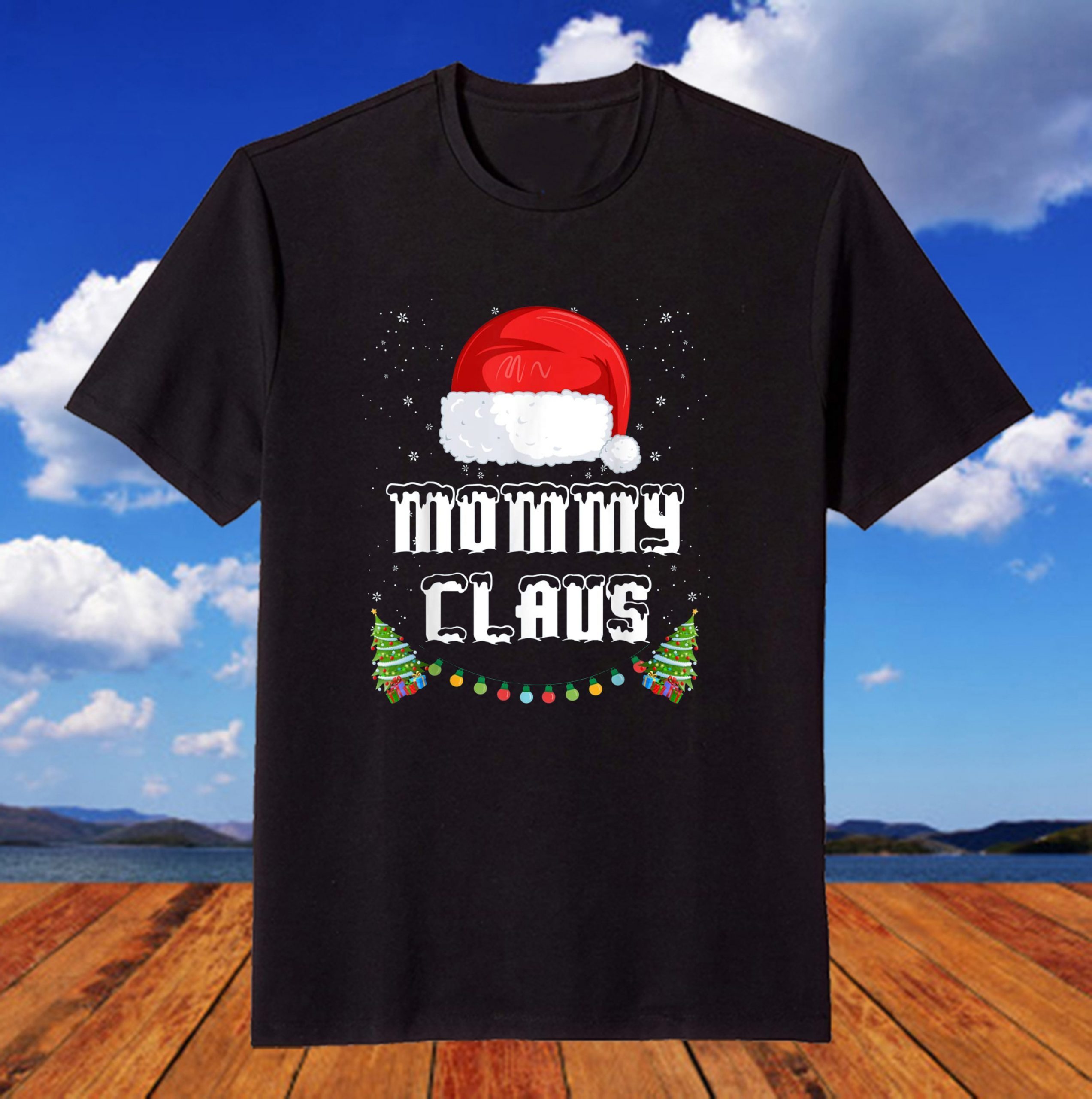 Mommy Claus Christmas Pajama Family Matching Xmas Gift T-Shirt Mommy Claus Christmas Pajama Family Matching Xmas Gift T-Shirt