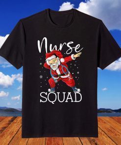 Nurse Squad Dabbing Santa Clause Merry Christmas Stethoscope Classic T-Shirt