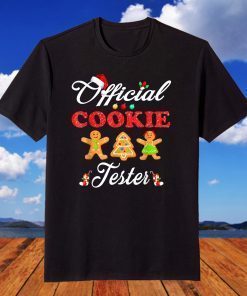 Official Cookie Tester Christmas Baking Team Holiday T-Shirt
