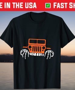 Offroad Orange Pumpkin Skeleton T-Shirt