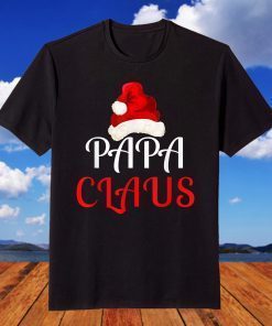 Papa Claus Christmas Family Matching T-Shirt
