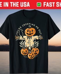 Ready To Crush Halloween Scarecrow Pumpkin T-Shirt