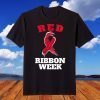Red Ribbon week Awareness Gift T-Shirt