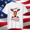 Reindeer Funny Christmas Nurse Shirt Merry Christmas Y All T-Shirt