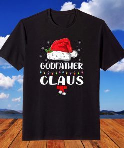 Santa Godfather Claus Christmas MatcSanta Godfather Claus Christmas Matching Family T-Shirthing Family T-Shirt