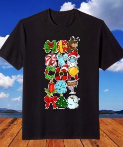 Santa In Mask Merry Christmas T-Shirt