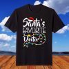 Santa's Favorite Doctor Christmas T-Shirt