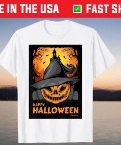 Scary Happy Halloween Costume Pumpkin T-ShirtScary Happy Halloween Costume Pumpkin T-Shirt