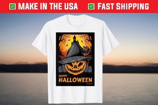 Scary Happy Halloween Costume Pumpkin T-ShirtScary Happy Halloween Costume Pumpkin T-Shirt