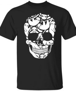 Sloths skull Halloween costume shirt