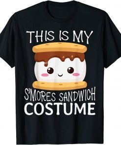 Smores Sandwich Big Camping Kawaii Halloween Group Costume 2021 Shirt