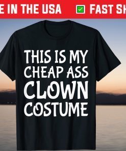 Spooky Halloween Scary Clown Costume Horror Clowns Tee Shirt
