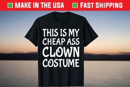 Spooky Halloween Scary Clown Costume Horror Clowns Tee Shirt