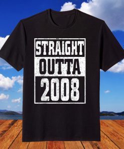 Straight Outta 2008 13th Birthday 13 Years Old T-Shirt