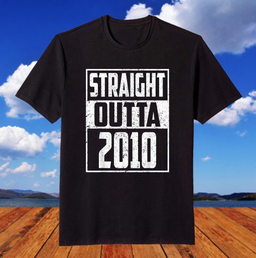 Straight Outta 2010 11th Birthday 11 Years Old T-Shirt