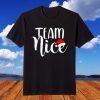 Team Nice Red Santa Claus Merry Christmas Party T-Shirt