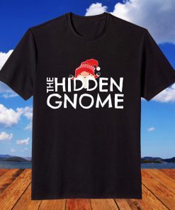 The Hidden Gnome Christmas Cute Matching Family T-Shirt