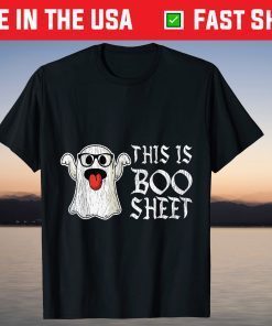 This Is Boo Sheet Retro Ghost Halloween Costume T-Shirt