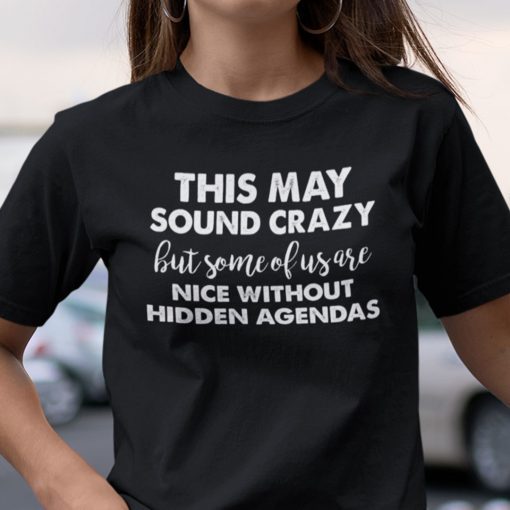 This May Sound Crazy Nice Without Hidden Agendas US 2021 Shirt