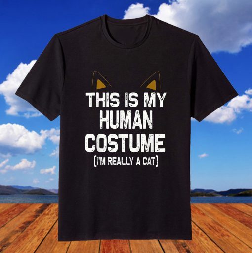 This is my Human Costume I m really a Cat Halloween T-Shirt