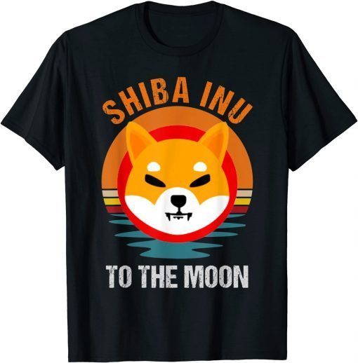 To The Moon, Shiba Inu Shib Coin Unisex Shirt