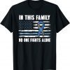 USA Flag Diabetes Type 1 Awareness Family Support Gift T-Shirt