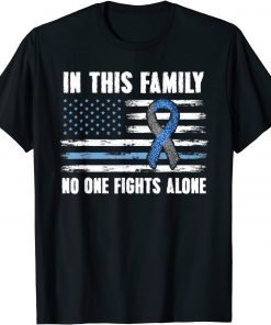 USA Flag Diabetes Type 1 Awareness Family Support Gift T-Shirt