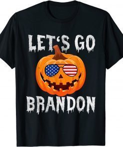 USA Sunglasses Pumpkin Sunglass - Let's Go Brandon Halloween 2021 Shirt