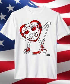 Valentines Day Dabbing Heart Hockey Classic T-Shirt