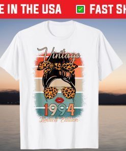 Vintage 1994 27th Birthday 27 Years Old Limited Edition T-Shirt