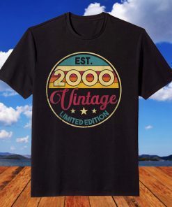 Vintage 2000 Limited Edition 21st Birthday 21 Year Old T-Shirt